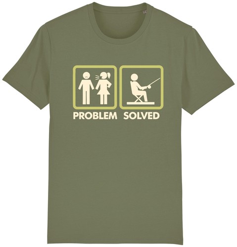 Problem solved fishing shirt - fishing, t-shirt
