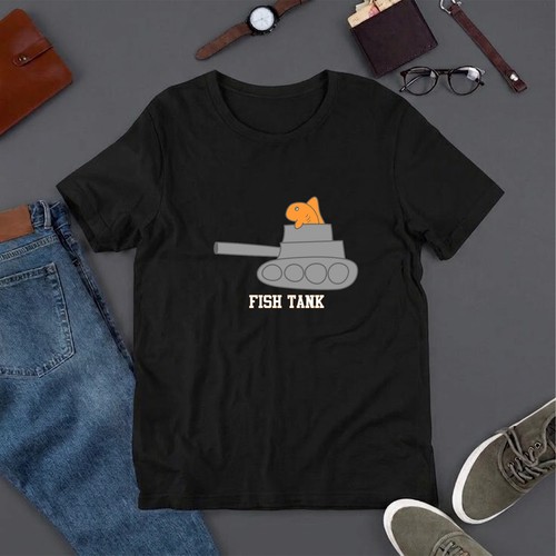 Fish tank shirt funny - t-shirt,