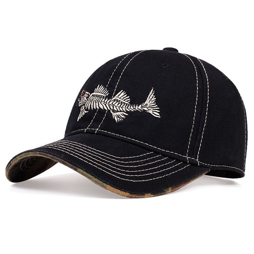 Mens fish bone embroidery - fish,