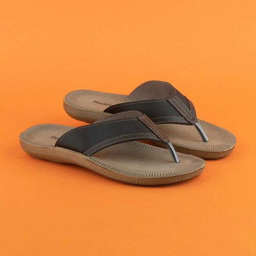 Mens brown toe post - brown, sandals