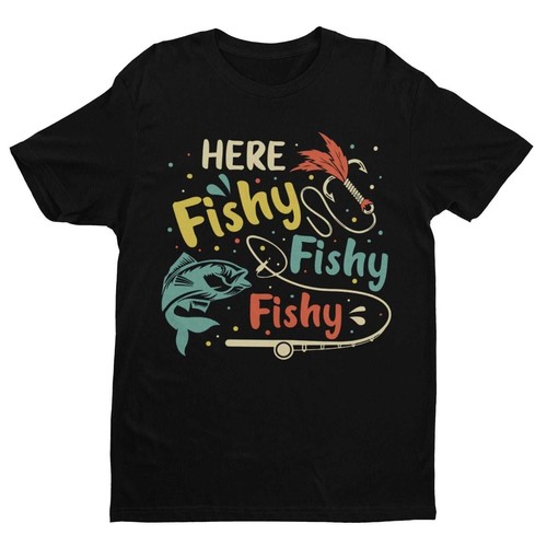 Funny fishing shirt here - fishing, t