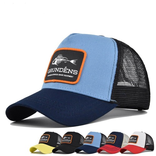 Mens womens fish trucker mesh - mens,