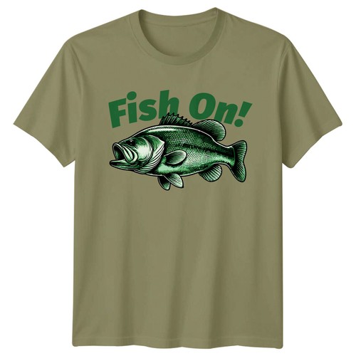 Fish bass fishing mens - bass,