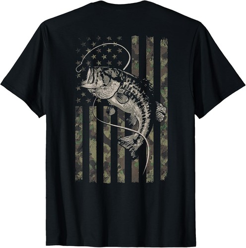 American flag bass fish - american,