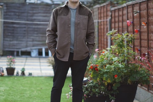 Milano men moleskin - moleskin, shirt