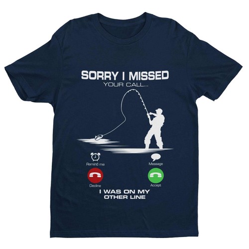 Funny fishing shirt sorry i - fishing,