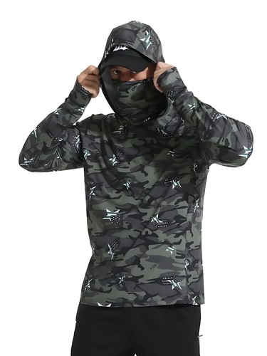 Men fishing hoodie shirt uv - hoodie,