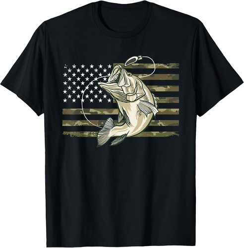 Camo shirt featuring flag - t-shirt,