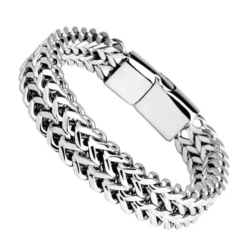 Mens braided stainless steel - braided,