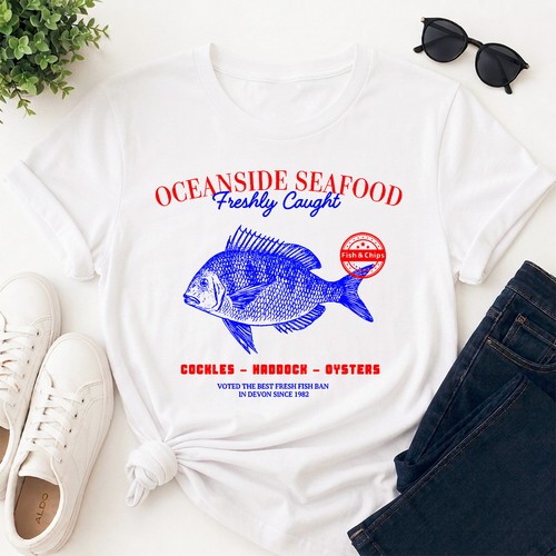 Fish graphic shirt mens - graphic,