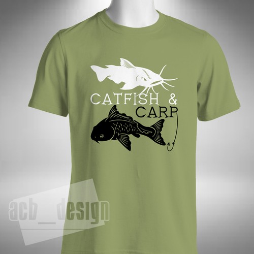 Catfish carp men - men's, t-shirt