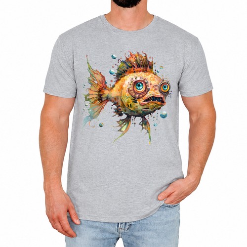 Weird fish mens shirt funny - weird,