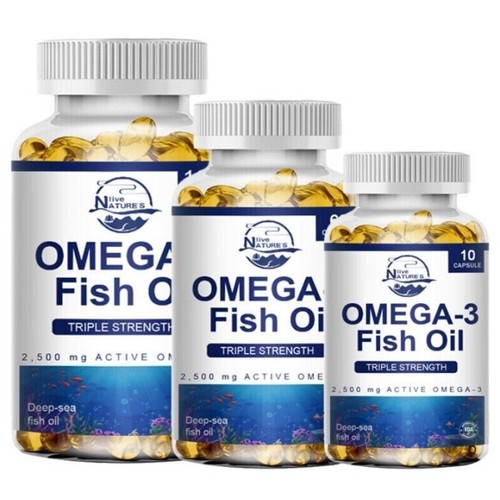 Omega fish oil capsules - oil,
